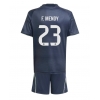 Camisa de Futebol Real Madrid Ferland Mendy #23 Equipamento Secundário Infantil 2025-26 Manga Curta (+ Calças curtas)